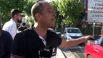 Abla kardeş karşıdan karşıya geçerken dehşeti yaşadı