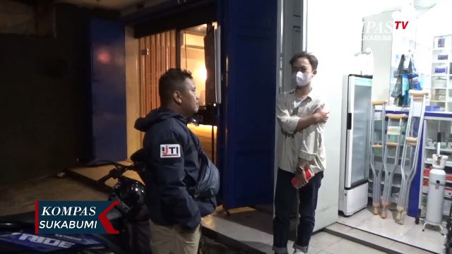 Maling Motor Terekam CCTV Polisi Kejar Pelaku