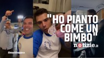 Fedez commosso dopo l’incontro con Mark Hoppus dei Blink 182: “Ho pianto come un bambino”