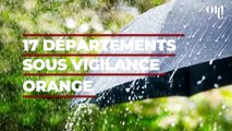 17 départements placés en vigilance orange orages et fortes précipitations