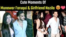 Love Birds Munawar Faruqui & Girlfriend Nazila Attend Dhaakad Screening Together