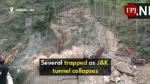 Several trapped as J&K tunnel collapses