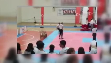 DİYARBAKIR - Antrenörden sporcusuna şiddet