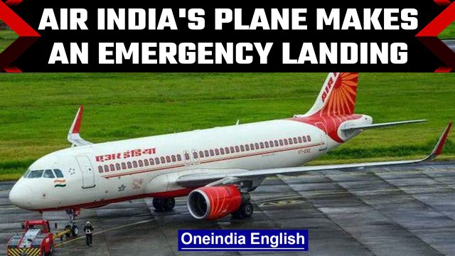 Air India plane makes emergency landing after the engine shuts down | Oneindia News