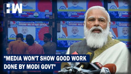 PM Modi Says TV, Print Media Doesn't Show Good Work Done By Govt,Influenced By Oppn "Ecosystem"