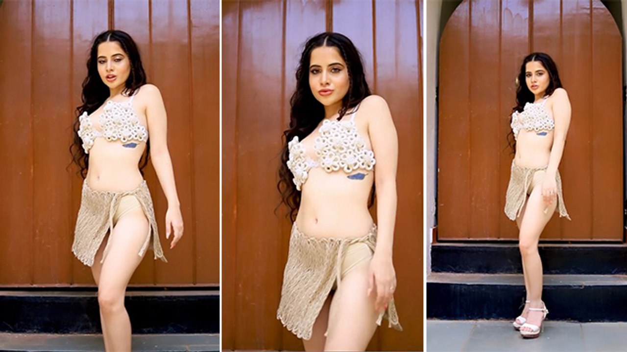 Urfi Javed Jute Skirt Look Viral, Tribal Look म...