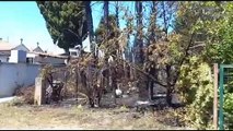 Incendio cimitero Vena Superiore