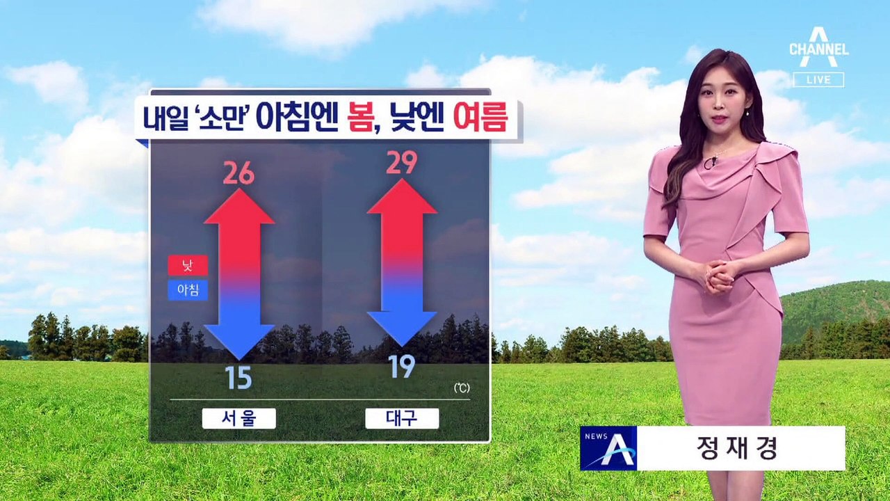 [날씨]‘소만’ 낮에 여름 더위…대기 건조 계속