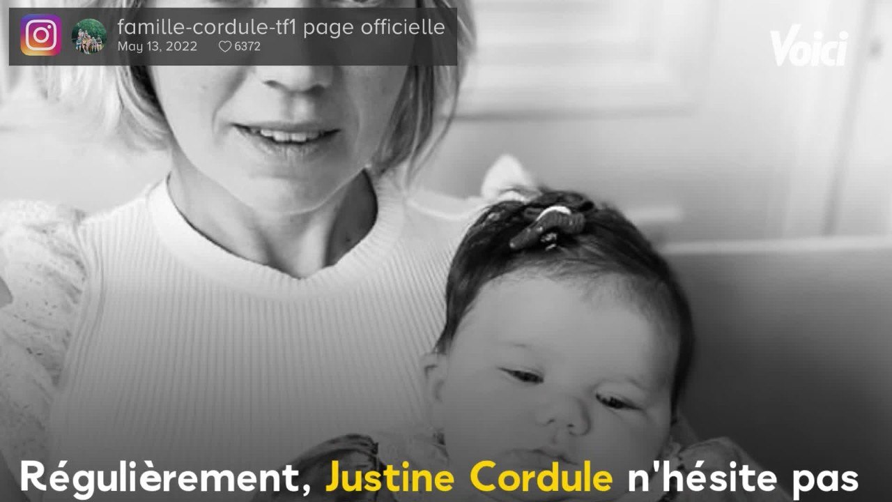 VOICI : Justine Cordule (Familles nombreuses) en plein shooting familial, un détail amuse les internautes