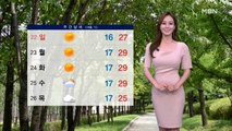 [종합뉴스 날씨]주말, 30도 육박한 더위…오후 곳곳 소나기