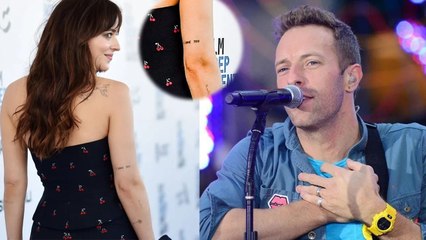 Dakota gets Martin's name tattooed on her arm to clear doubts about her relationship with Dornan