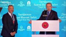 Cumhurbaşkanı Erdoğan, Darülaceze Sosyal  Hizmet Şehri temel atma töreninde konuştu