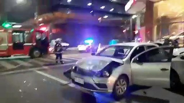 Otro choque múltiple, ahora en Belgrano: el conductor estaba borracho