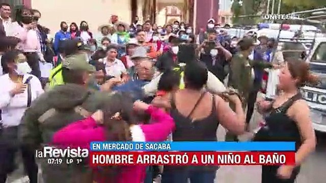 Detienen a sujeto acusado de intentar raptar y abusar de un niño en el mercado de Sacaba