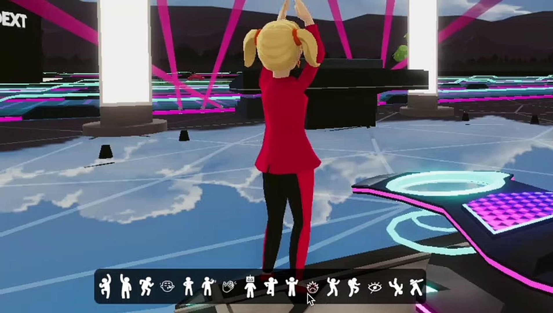 Dance at the Metaverse wedding