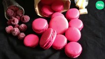 Macarons framboises chocolat blanc