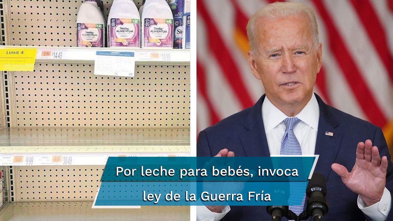 Ante escasez, EU compra más de un millón de botellas de leche para bebés en Suiza