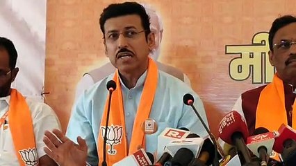 राज्यवर्धन का सीएम पर तंज...तजुर्बे का एक अंश भी इस्तेमाल नहीं लिया