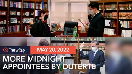 Download Video: Duterte’s midnight Court of Appeals picks: judge, lawyer from old Marcos firm