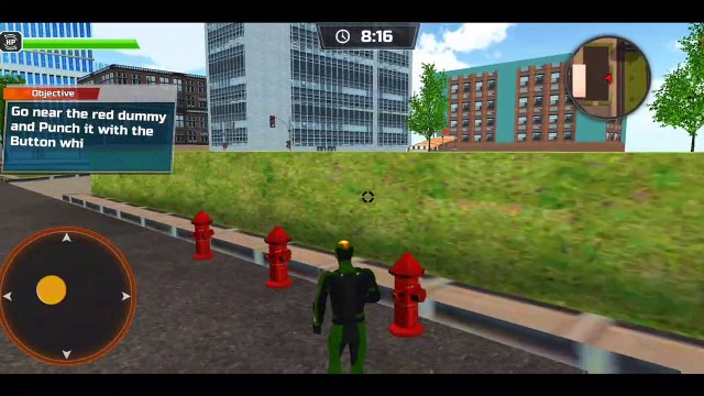 Iron Super Rope Hero Gangster Fire Rescue Battle Mission Gameplay by Games Zone