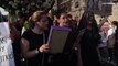 Padre Nuestro feminista en México para protestar por los feminicidos, once al día en el país