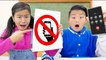 Jannie and Alex School Rules for Kids to Follow | NO PHONES IN CLASS
