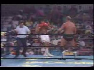 Arn Anderson vs. Johnny B. Badd (Wrestler vs. Boxer)