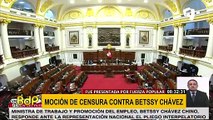 Betssy Chávez: presentan moción de censura en su contra por 
