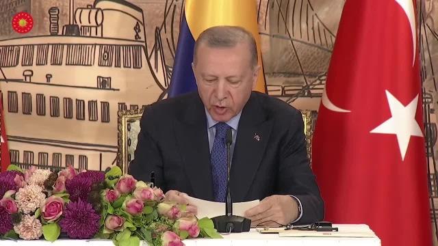Erdoğan: Kolombiya ile Uyuşturucu Kaçakçılığı, Terör ve Organize Suçlarla Mücadele Konusunda da İş Birliğimizi Artıracağız