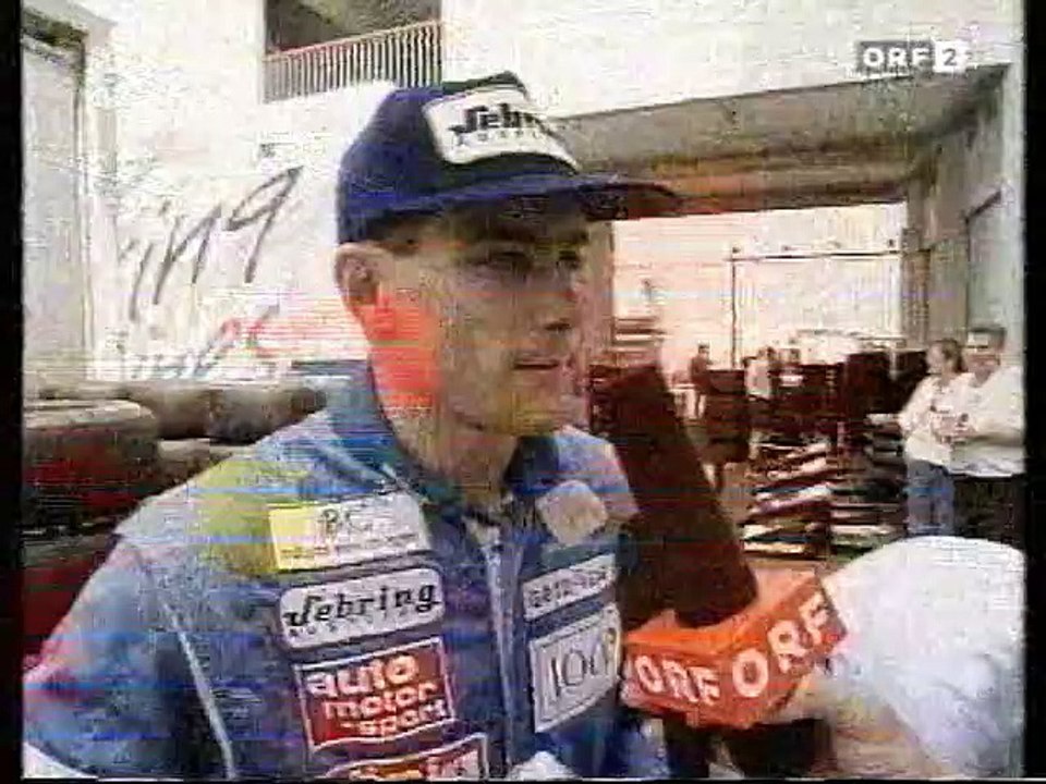 Gerhard Berger - Interview  Frankreich 1993