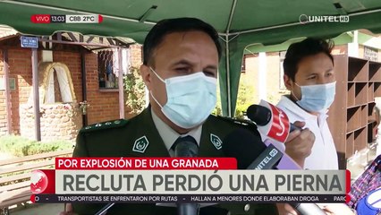 La Fiscalía y la Felcc investigan de oficio el incidente donde un conscripto perdió una pierna