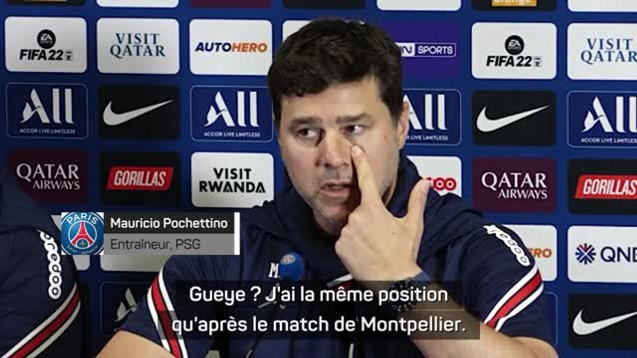 38e j. - Pochettino : "Gueye ? Des raisons personnelles"