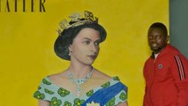 Nigerian artist gives Queen ‘bold halo of black hair’ in new Platinum Jubilee portrait