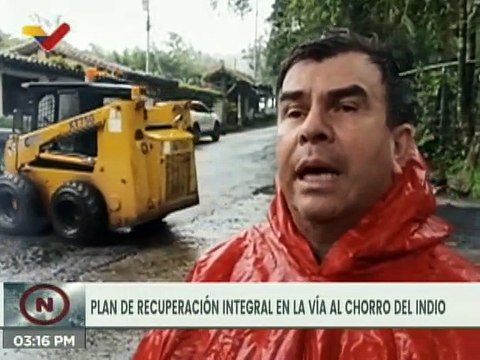 Táchira | Colocan más de 400 toneladas de asfalto en la vía del Parque Nacional Chorro El Indio