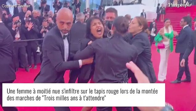 Incident au Festival de Cannes : une femme à moitié nue virée du tapis rouge