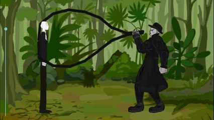 SLENDER MAN vs TYRANT - Drawing Cartoons 2
