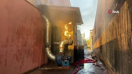 Mobilya fabrikasında patlama: 2 yaralı