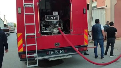 Mobilya fabrikasındaki makinenin patlaması sonucu 2 kişi yaralandı