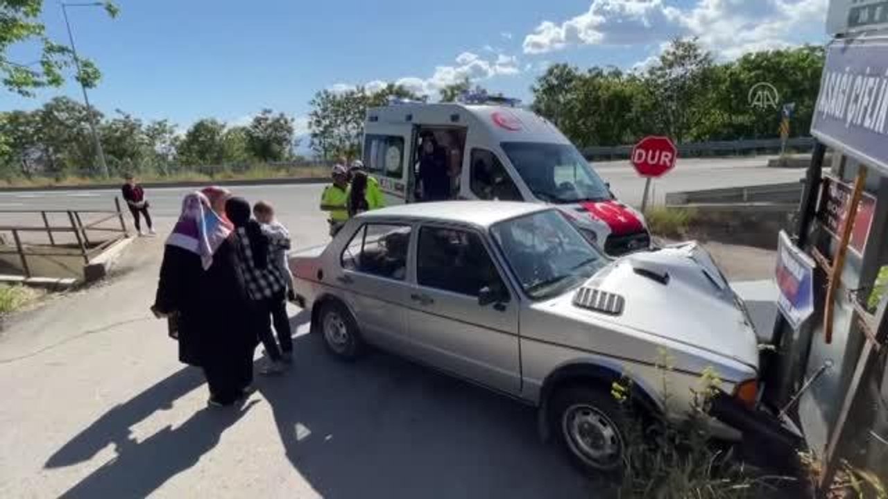 Karabük'teki trafik kazalarında 2 kişi yaralandı