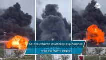 Registran incendio tras explosión de edificio en Aeropuerto de Ginebra, Suiza
