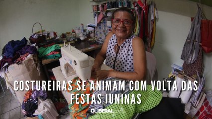 Costureiras se animam com volta das festas juninas