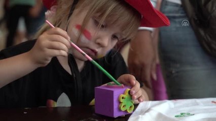 Ukraynalı savaş mağduru çocuklar Antalya'daki etkinliklerde eğlendi