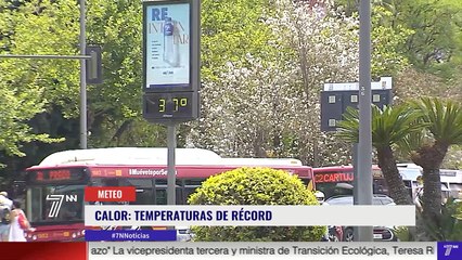 Calor: temperaturas de récord