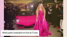 Lamborghini rosa de Melody: carro de luxo da cantora tem 13 anos de uso e foi pintado para ela. Veja preço!
