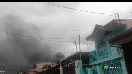 tn7-Video: Incendio consume casa de dos plantas en Cartago-200522