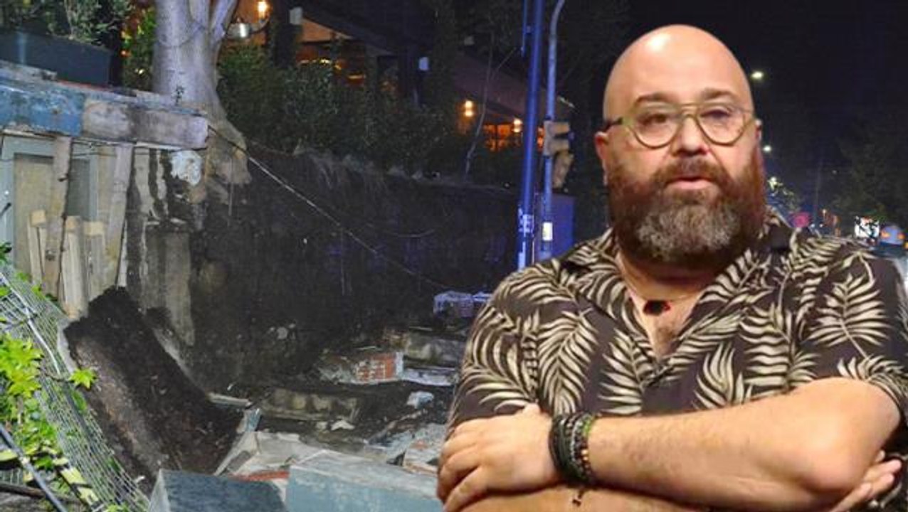 Somer Sivrioğlu'nun 3 ay önce devraldığı lüks restoranın istinat duvarı çöktü: 1 ölü, 1 yaralı