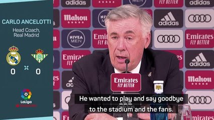 Bale wanted a Bernabeu farewell - Ancelotti