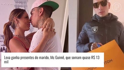 Mimo ostentação! Lexa ganha presente de R$ 13 mil de Guimê por 4 anos de casamento. Aos detalhes