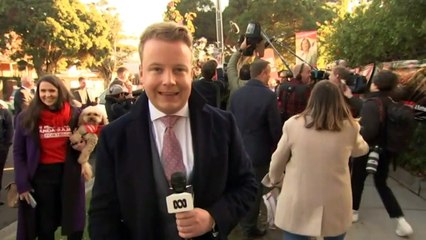 Albanese starts election day in the seat of Higgins