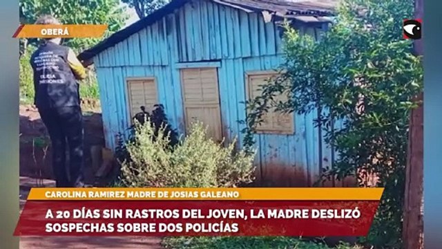 A 20 días sin rastros del joven, la madre deslizó sospechas sobre dos policías